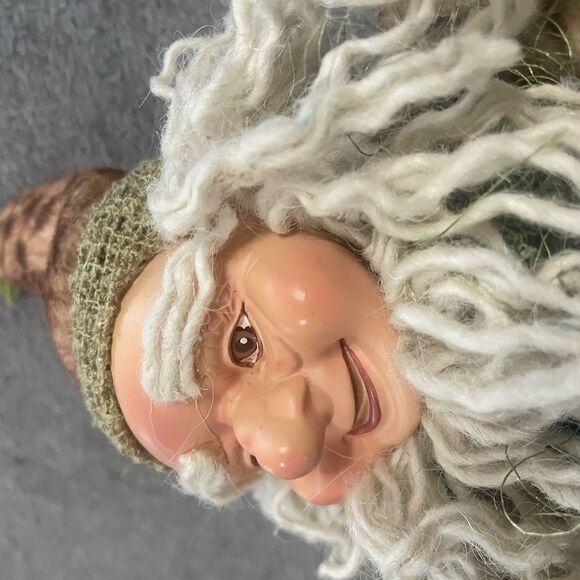 St. Patrick's Day Leprechaun Figure with Pot of Gold 12" Standing Leopard Coat - Picture 9 of 11